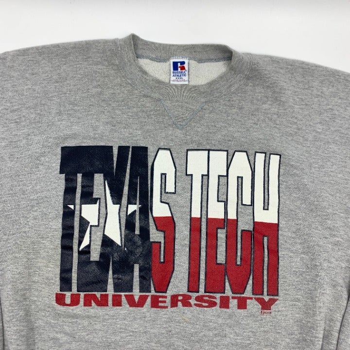 Vintage Texas Tech Russell Athletic Sweatshirt Size 3XL Made in USA