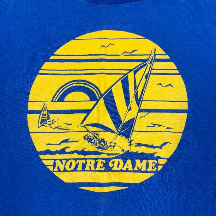 80s Notre Dame Sailing T-Shirt Made in USA