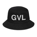 GVL Greenville SC Airport Code Denim Bucket Hat