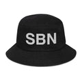SBN South Bend Airport Code Denim Bucket Hat