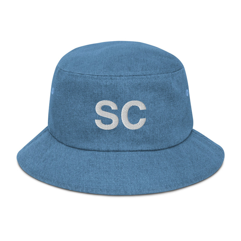 South Carolina SC Denim Bucket Hat