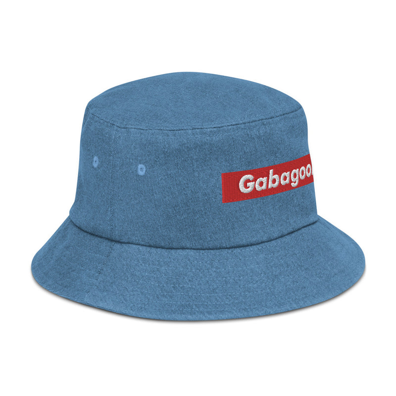 Gabagool Box Logo Denim Bucket Hat
