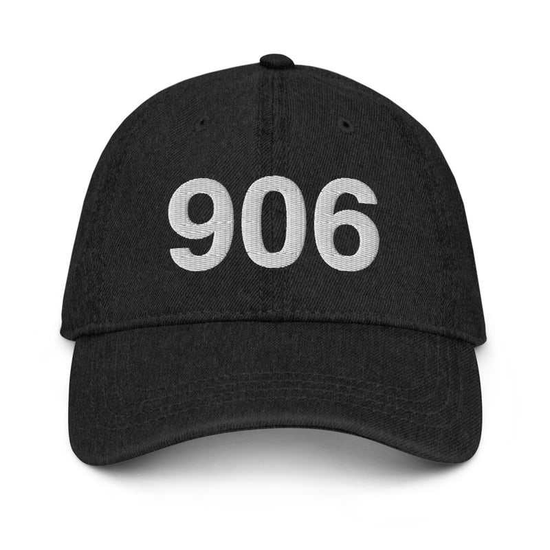 906 Upper Peninsula MI Denim Dad Hat