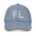 Florida FL Denim Dad Hat