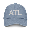 ATL Atlanta Airport Denim Dad Hat