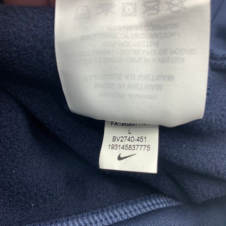 Blue Camo Nike Sportswear Fleece Hoodie Size L