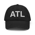 ATL Atlanta Airport Distressed Dad Hat