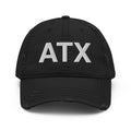 ATX Austin TX City Code Distressed Dad Hat