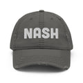 Nashville NASH Distressed Dad Hat