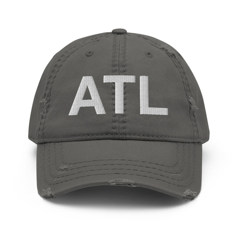 ATL Atlanta Airport Distressed Dad Hat