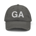 Georgia GA Distressed Dad Hat