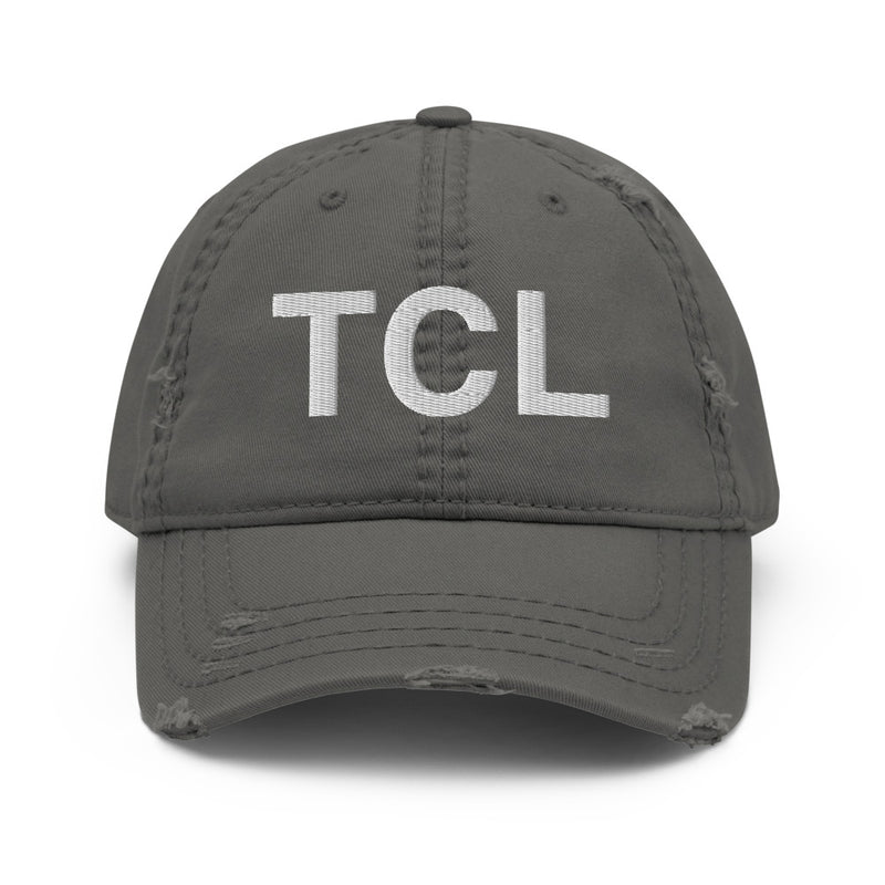 TCL Tuscaloosa Airport Code Distressed Dad Hat