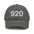 920 Green Bay Area Code Distressed Dad Hat