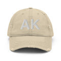 Alaska AK Distressed Dad Hat
