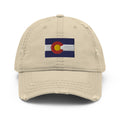 Colorado Flag Distressed Dad Hat