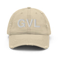 GVL Greenville SC Airport Code Distressed Dad Hat