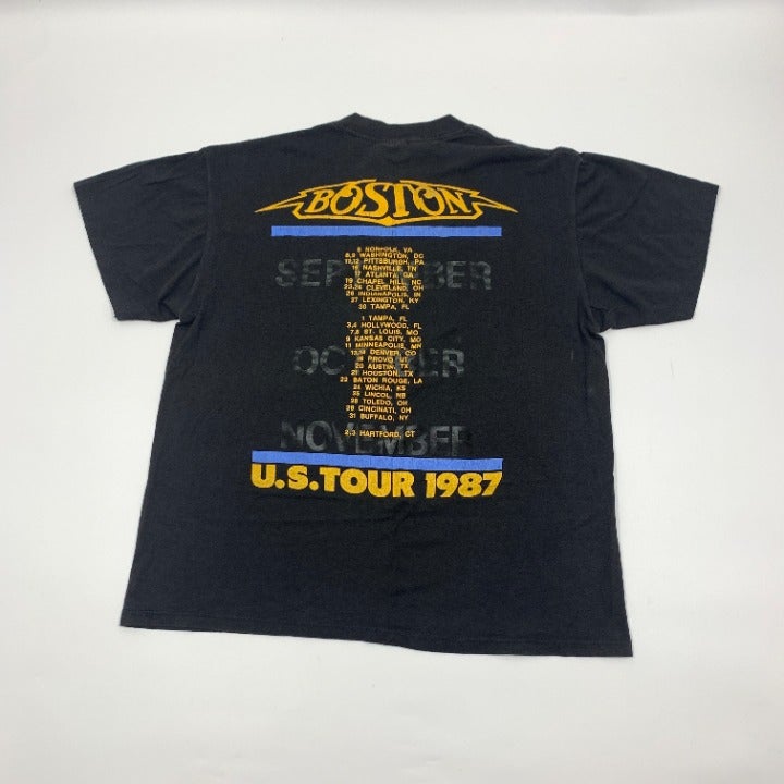 1987 Boston Third Stage Tour T-Shirt Size L Made in USA
