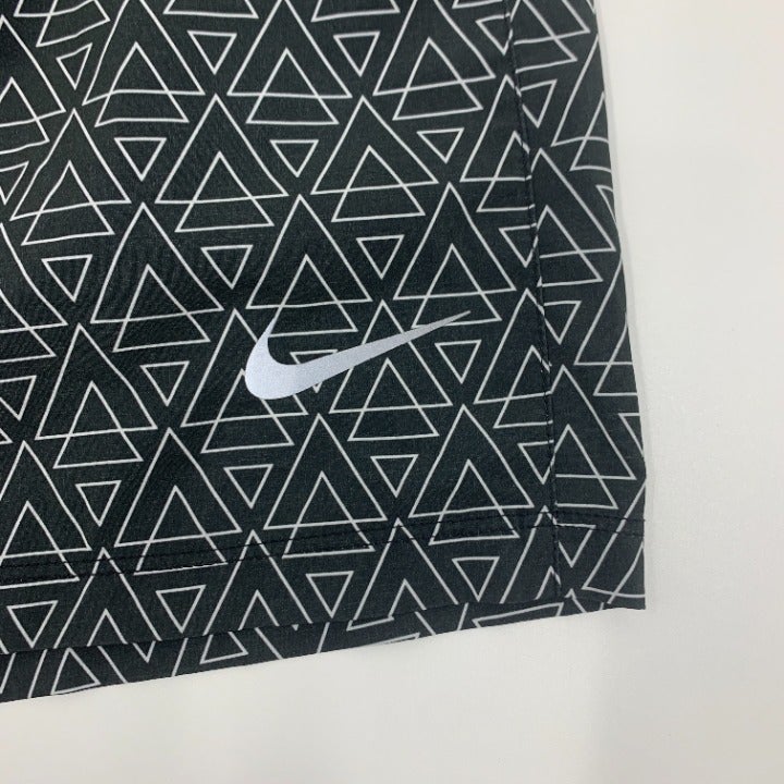 Black Nike All Over Print Running Shorts Size M