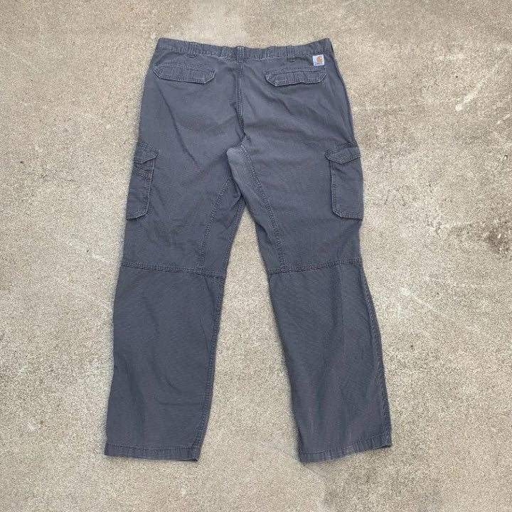 Gray Carhartt Cargo Work Pants Size 42x34