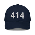 414 Milwaukee Area Code Organic Cotton Dad Hat