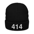 414 Milwaukee Area Code Recycled Polyester Cuffed Beanie