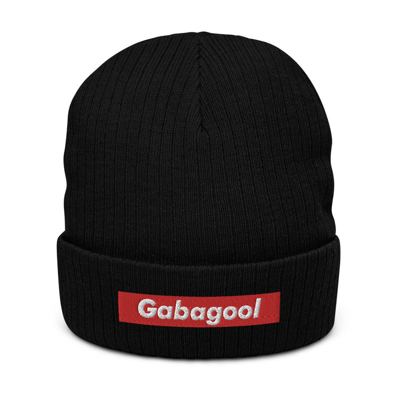 Gabagool Box Logo Recycled Polyester Cuffed Beanie