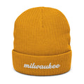 Cursive Milwaukee Recycled Polyester Cuffed Beanie