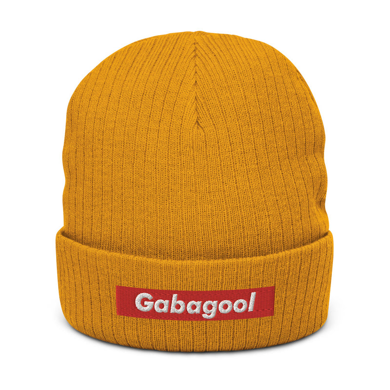 Gabagool Box Logo Recycled Polyester Cuffed Beanie