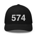 574 South Bend IN Area Code Trucker Hat