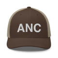 ANC Anchorage Airport Code Trucker Hat