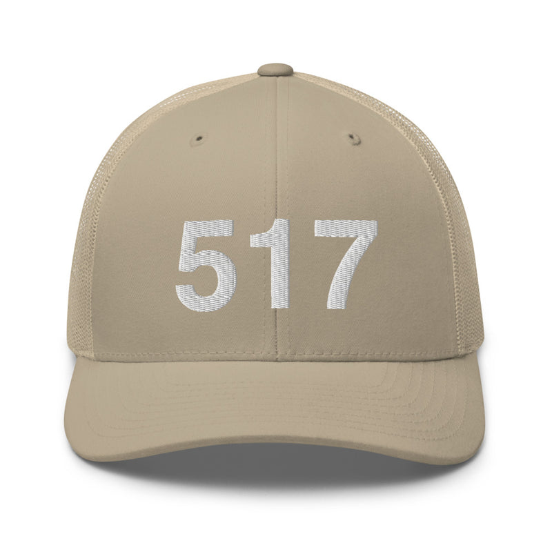 517 Lansing MI Area Code Trucker Hat