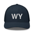 Wyoming WY Trucker Hat
