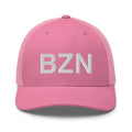 BZN Bozeman Airport Code Trucker Hat