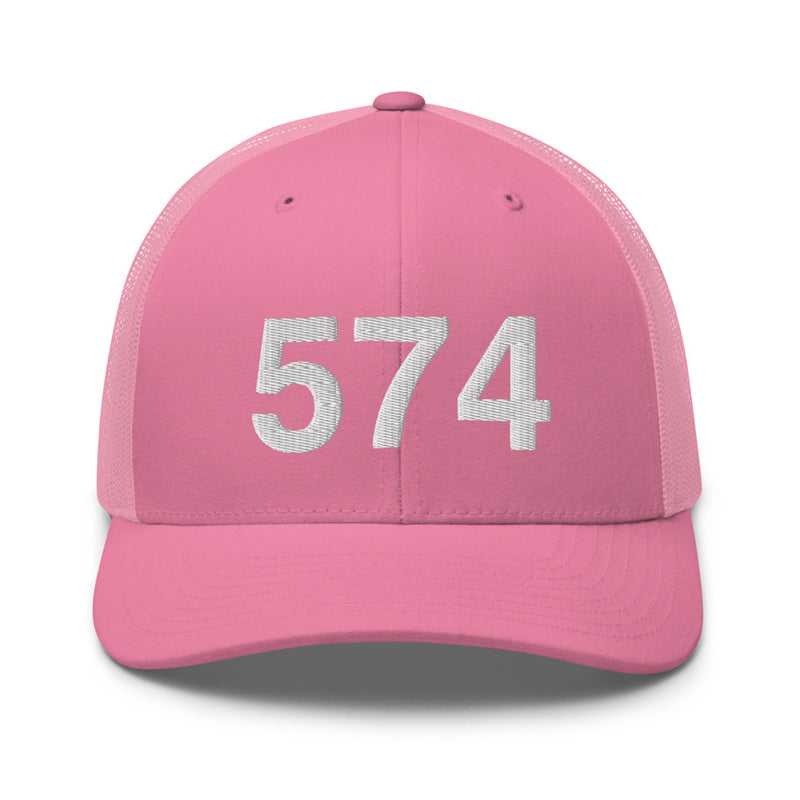 574 South Bend IN Area Code Trucker Hat