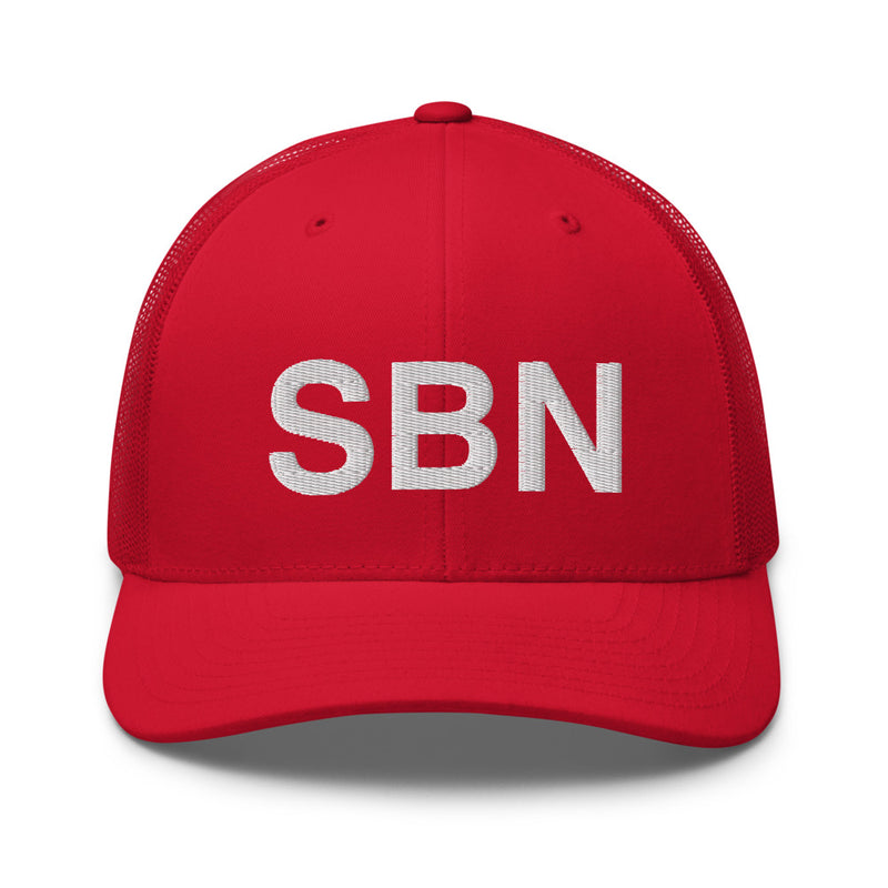 SBN South Bend Airport Code Trucker Hat