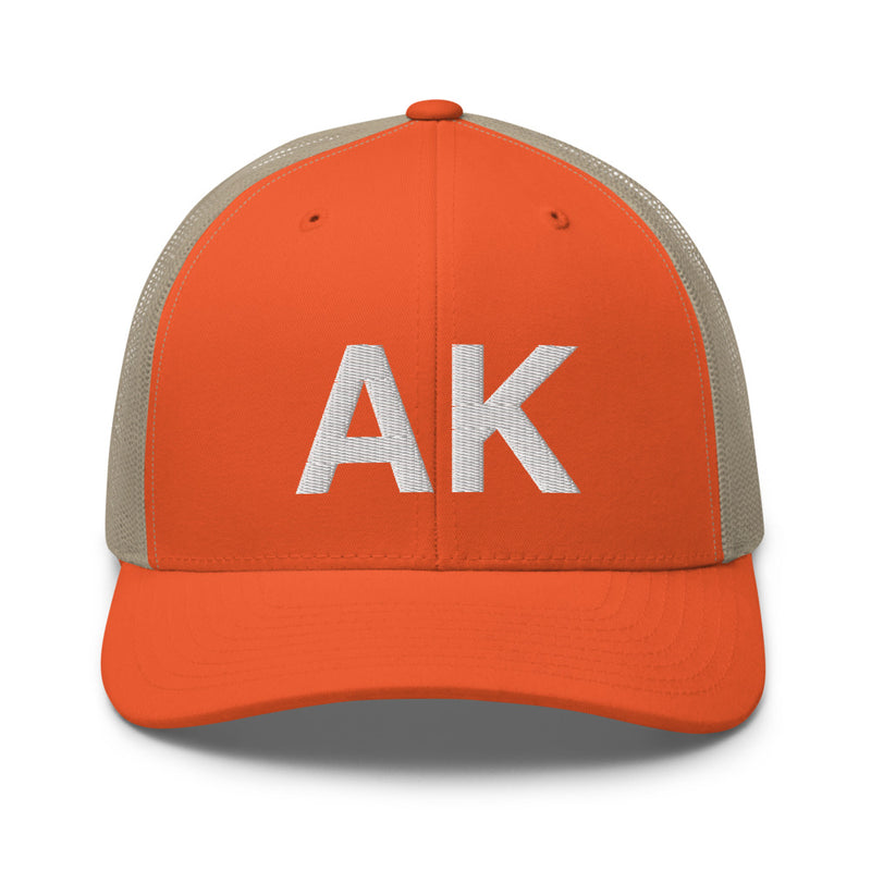 Alaska AK Trucker Hat