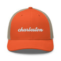 Cursive Charleston SC Trucker Hat