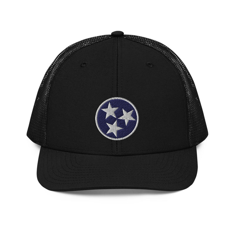 Tennessee Tri Star Flag Richardson Trucker Hat