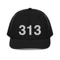 313 Detroit MI Area Code Richardson 112 Trucker Hat