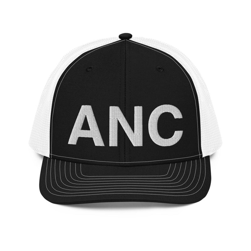 ANC Anchorage Airport Code Richardson Trucker Hat