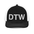 DTW Detroit MI Airport Code Richardson 112 Trucker Hat