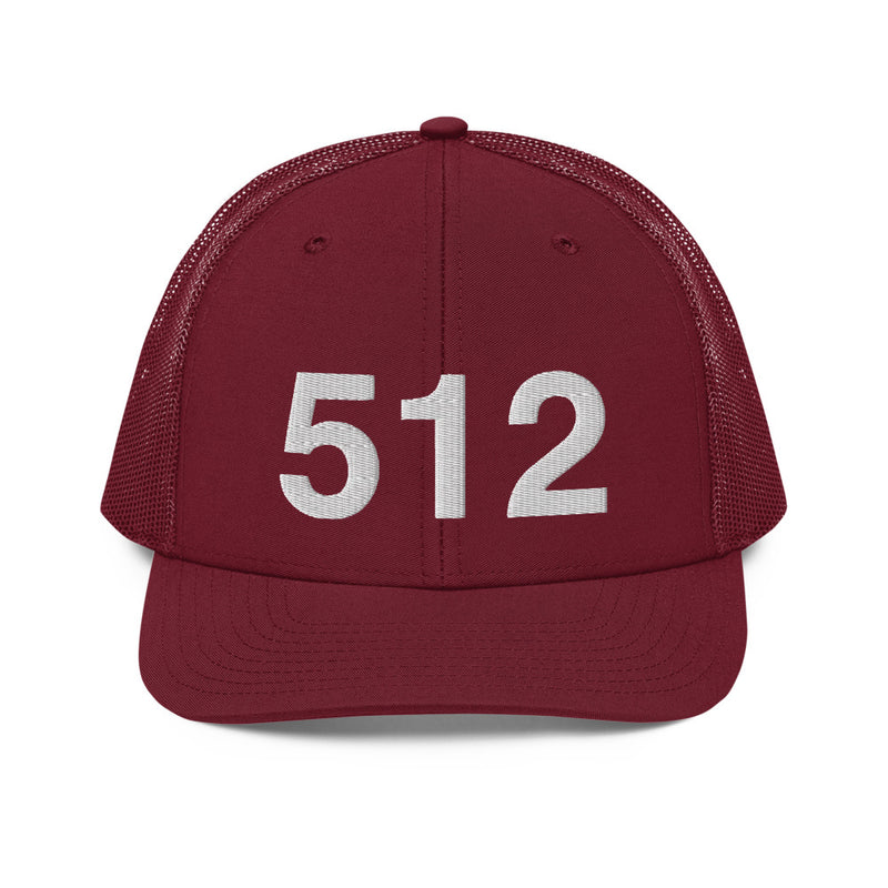 512 Austin Area Code Richardson Trucker Hat