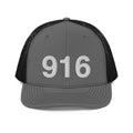 916 Sacramento Area Code Richardson 112 Trucker Hat