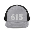 615 Nashville Area Code Richardson Trucker Hat