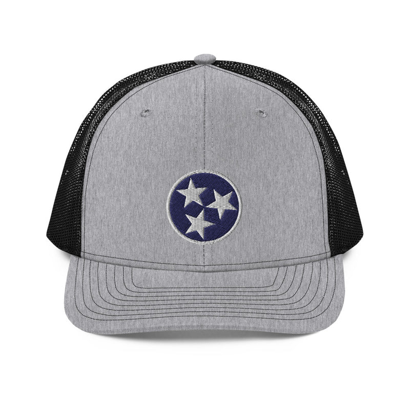 Tennessee Tri Star Flag Richardson Trucker Hat