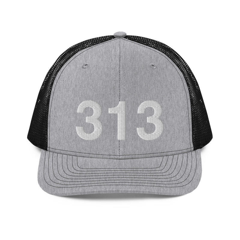 313 Detroit MI Area Code Richardson 112 Trucker Hat