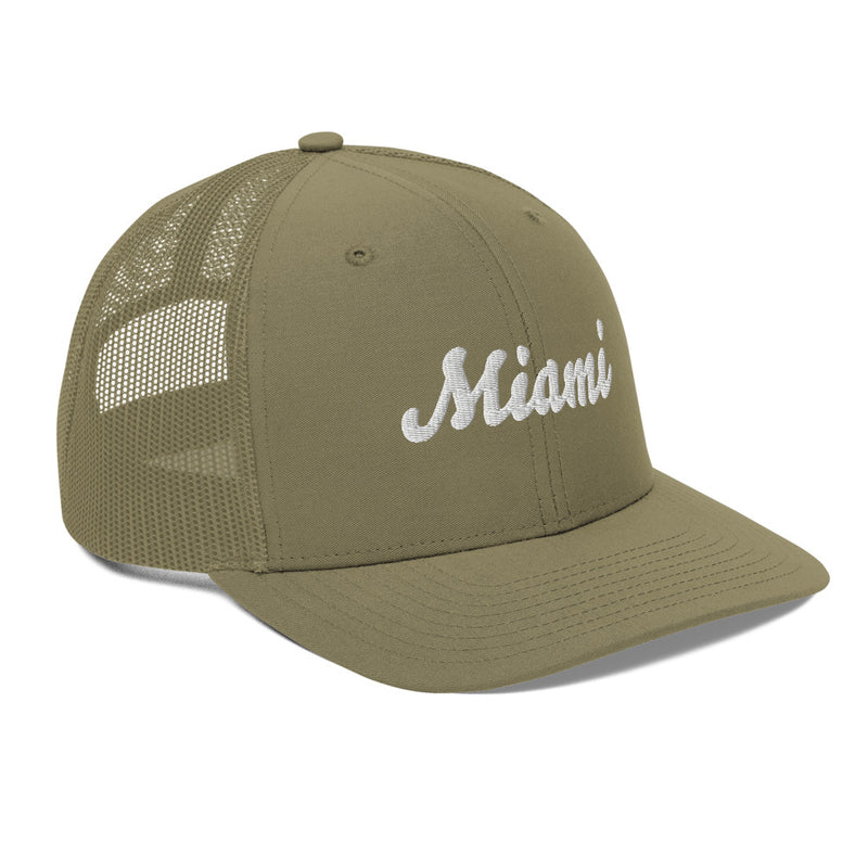 Script Miami FL Trucker Hat