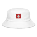 Switzerland Flag Terry Cloth Bucket Hat