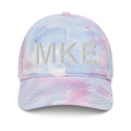 MKE Milwaukee Airport Code Tie Dye Dad Hat