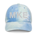 MKE Milwaukee Airport Code Tie Dye Dad Hat